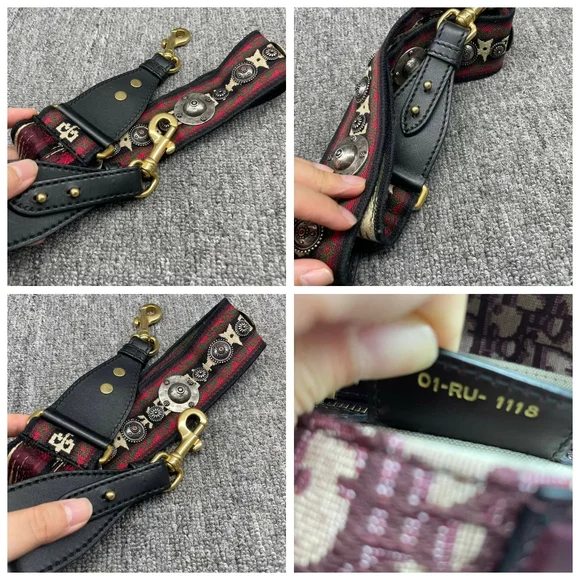 100% Authentic Dior Saddle Small Cloth Crossbody Bag - Picture 16 of 16